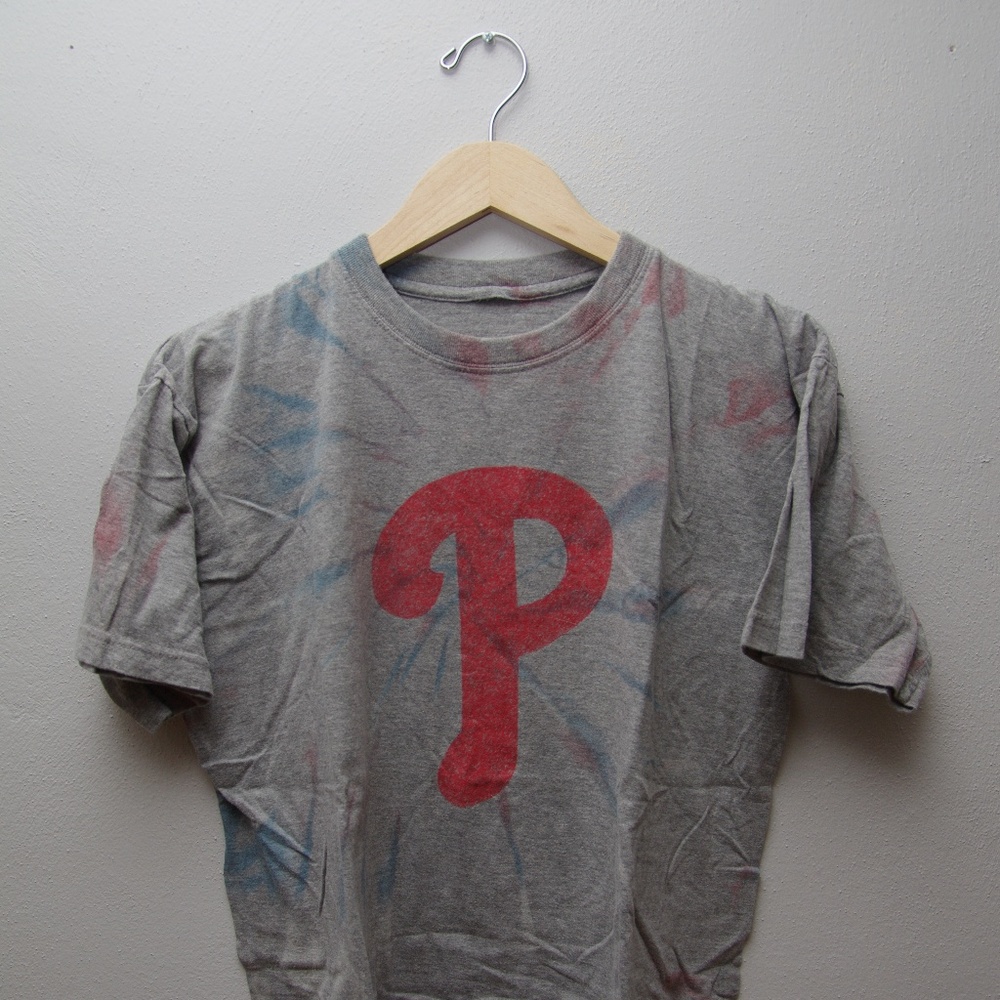 Philadelphia Phillies 2009 WS tie-die shirt!!  L